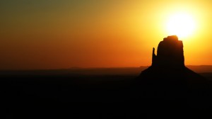 Sunrise over Monument Valley, Arizona